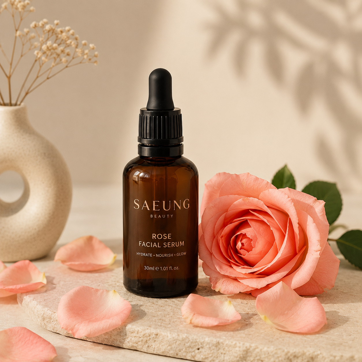 Home rose essential oil